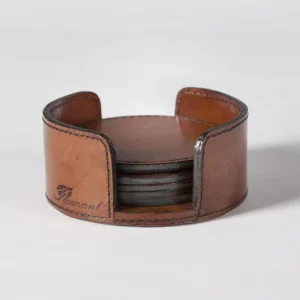 Posavasos cuero set de 6