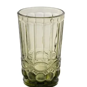 Set de 12 vasos verdes